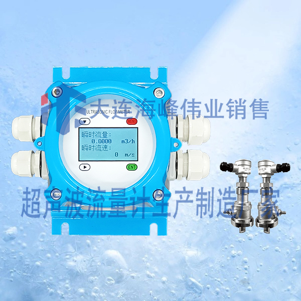 单声道电池供电IP68型超声波流量计插入式